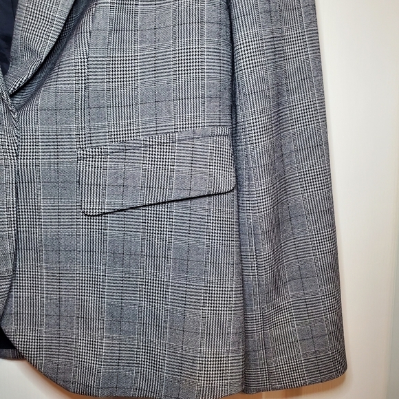 Style & Co. Women’s Noble Plaid Polyester Blend Blazer Jacket Sz 4 - Picture 4 of 9